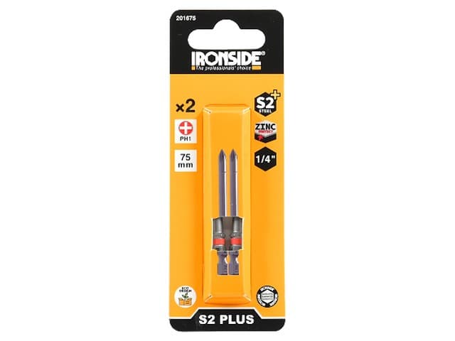 Bits 1/4 X 75 MM, 2PCS Torx 20