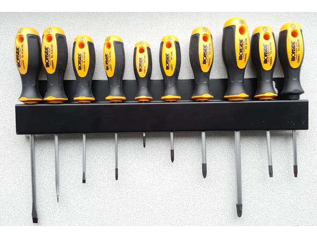 Set 10 Tournevis S/etagere Metallique