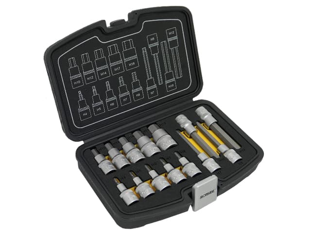 Boite A Douilles 14 Pces. Hex 1/2" 55/100MM