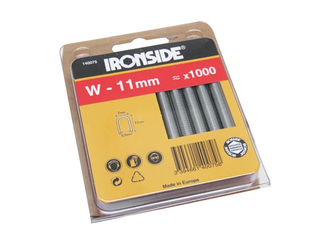 Agrafes W 11MM Blister 1000PCES.