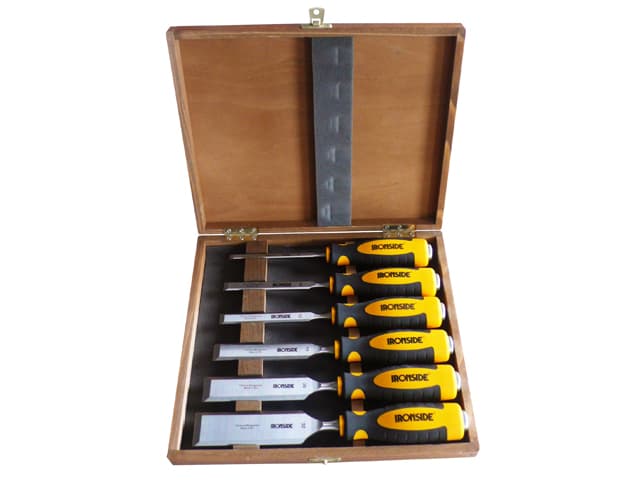 Ciseau Bois Jeu 6PCS Manche Bi Compo