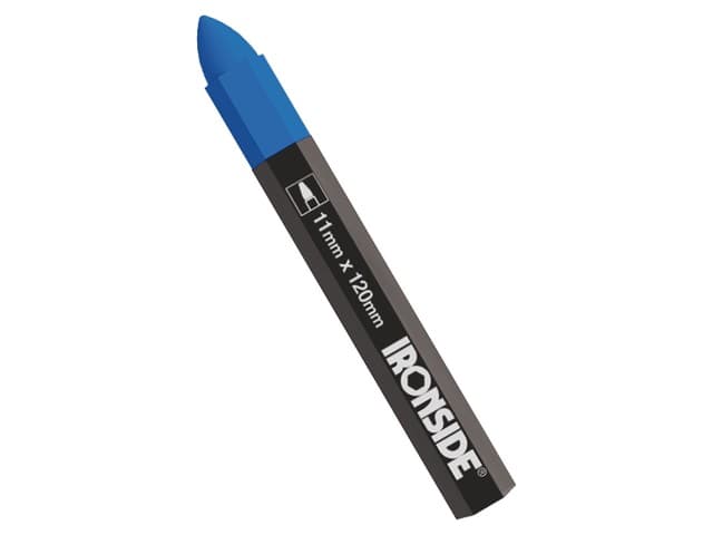 12 Craies De Cire De Construction Bleu120mm