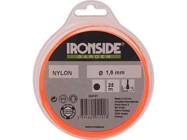 Bobine Fil Nylon Diam.1,6mm-25m Orange