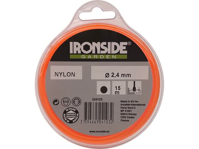 Bobine Fil Nylon Diam.2,4mm-15m Orange