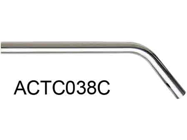 Buse Rallonge Courbee Chrome Diam. 38