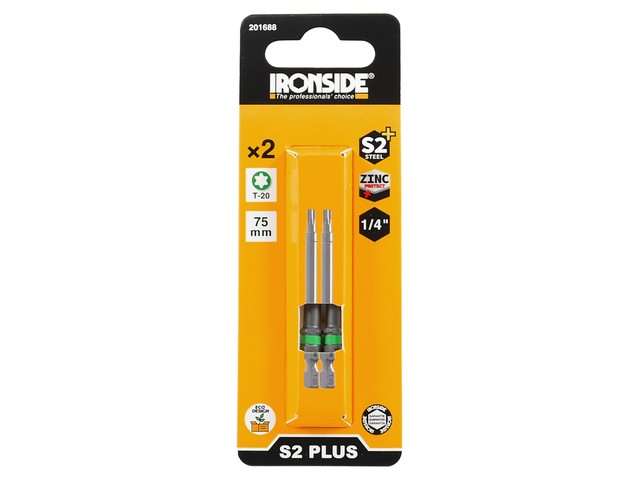 Bits 1/4 X 75 MM, 2PCS Txt 20