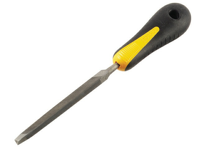 Zaagvijl 3-KANT Halfzacht 125MM Bi-compo