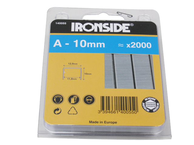 Agrafes A 6MM Blister 2000PCES.