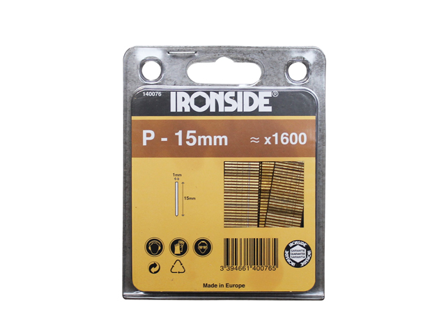 Brads(clou Ss Tete) P 15MM Blist 1600PCS