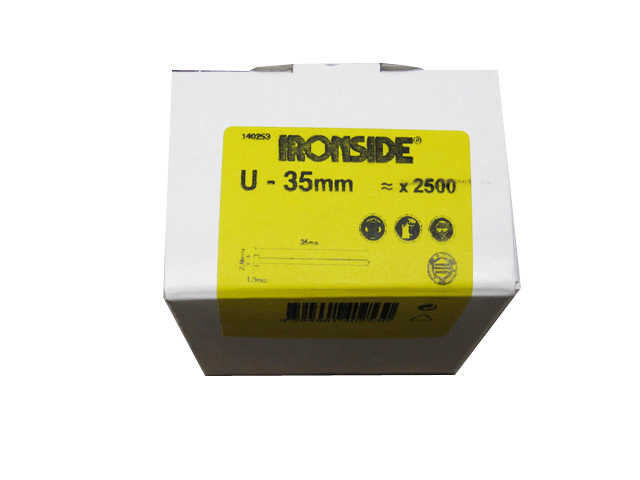 Brads(avec Tete) U 35MM Boite 2500PCS
