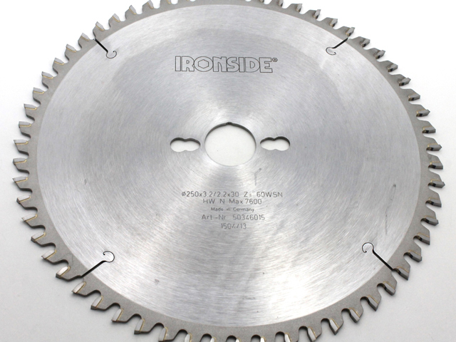 Lame Scie Ø250mm - 60 Dents Hm3000 Laser-kg