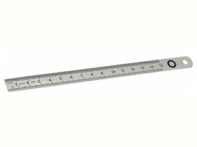 Reglet Flexible Inox 13X0,5 Long. 150MM