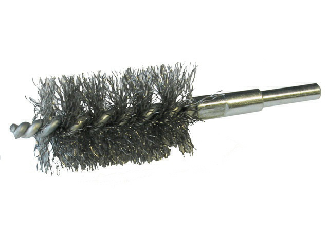 Brosse Tube D16x55x105 Tige D6 Acier Ondule