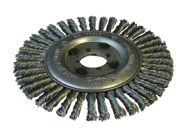 Brosse Circulaire D125x6x22,2 Acier Torsade