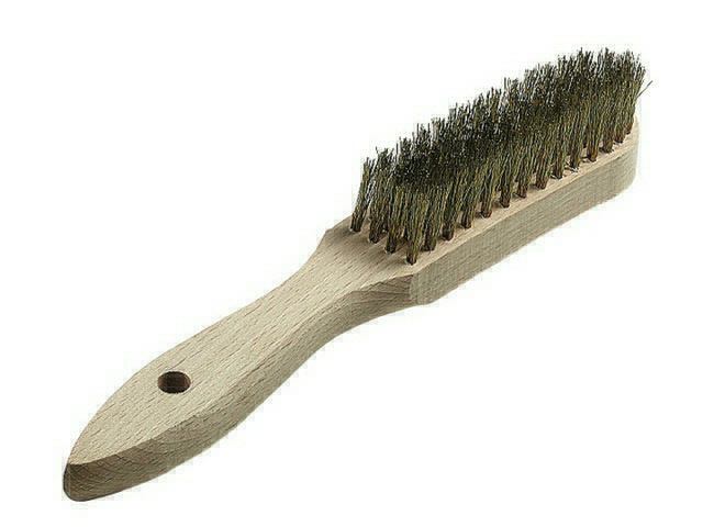 Brosse Manche Bois 5 Rangs Laiton 0,30MM